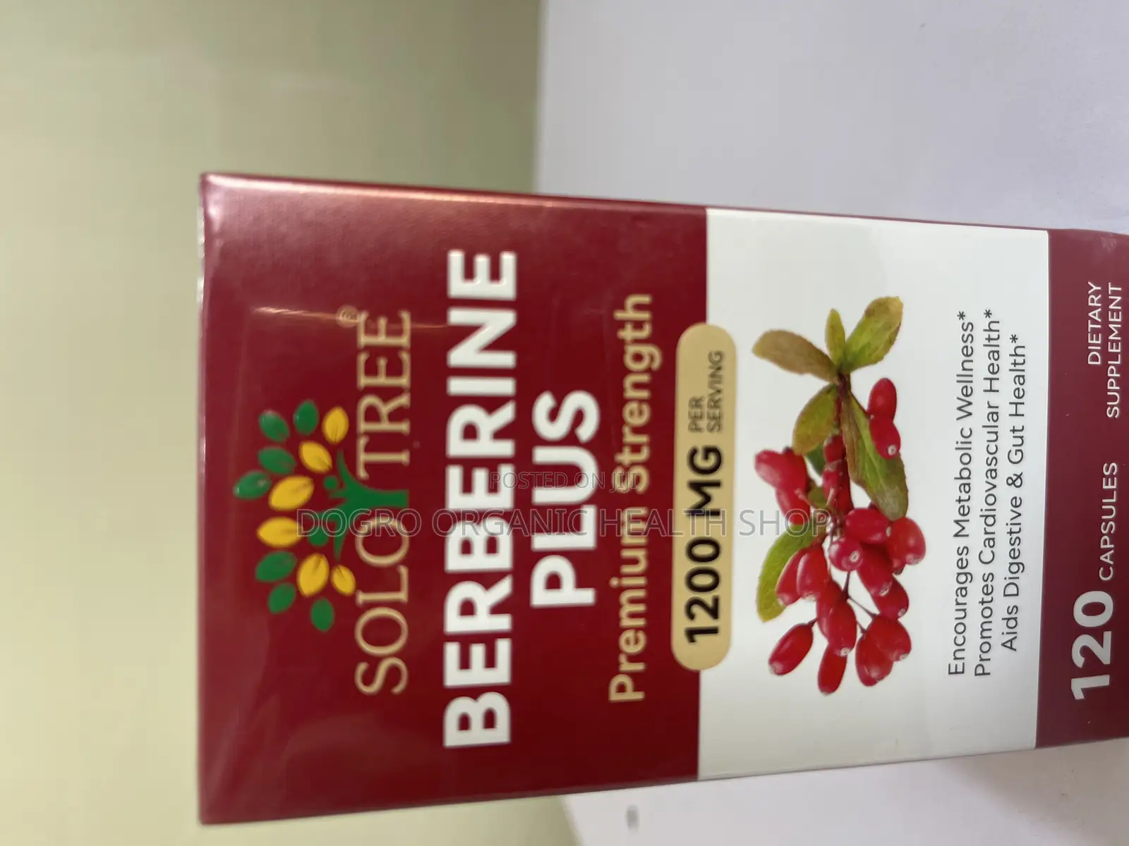 Solo Tree Berberine Plus Premium Strength Capsule 1200mg