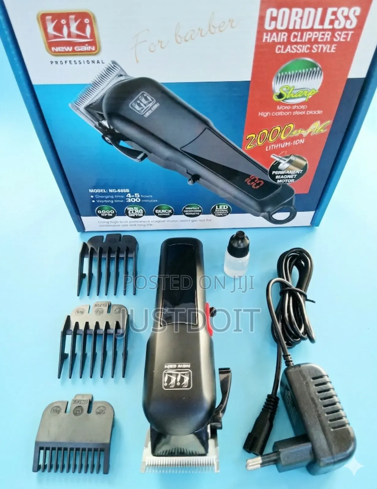 Kiki 2000 Mah Rechargeable Digital Clipper