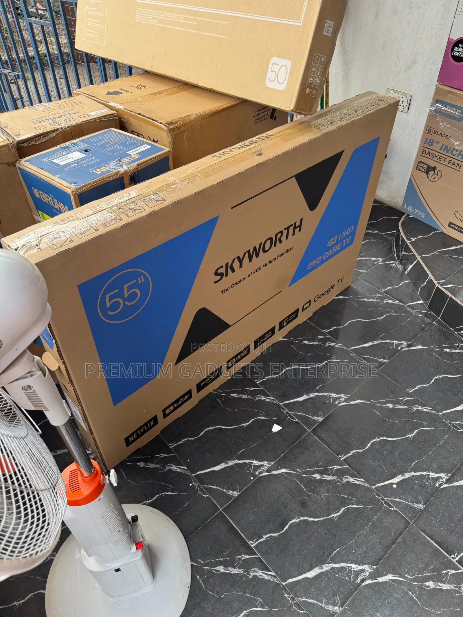 Skyworth 55" Uhd 60hz Led Google Tv, Hdr10