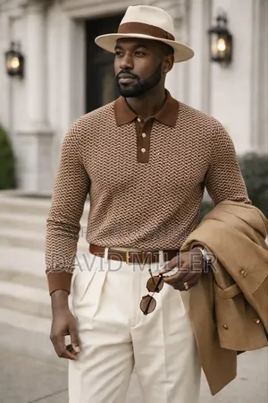 Knitted Polo T Shirt