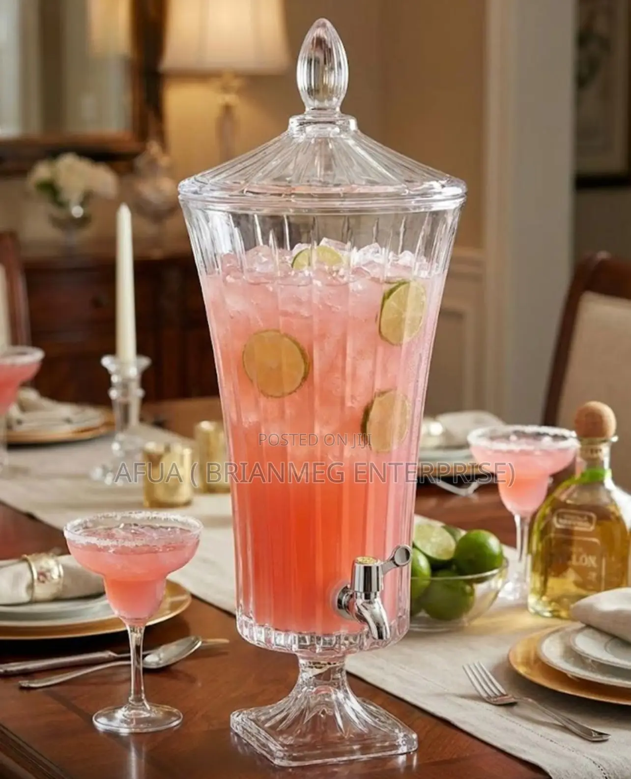 5lts Glass Beverage / Juice Dispenser