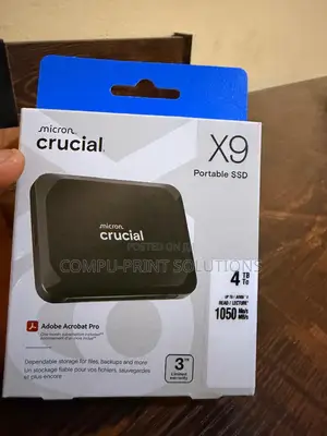 Crucial 4tb X9 Usb-C 3.2 Gen 2 External SSD