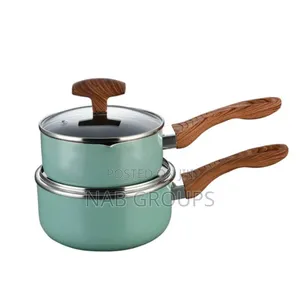 2pcs Nonstick Banku Pots
