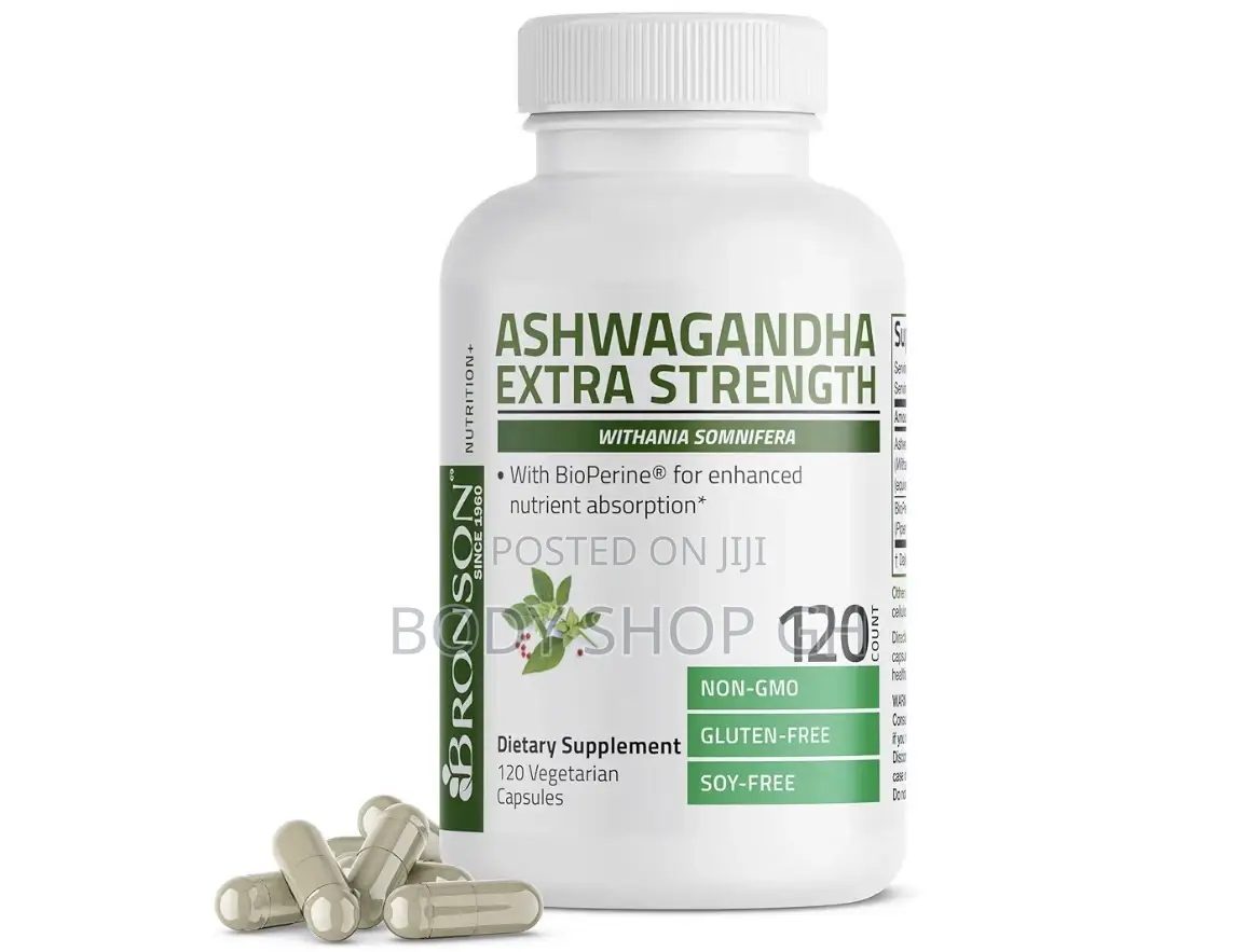 Bronson Ashwagandha Extra Strength Stress and Mood Support - 120 Caps