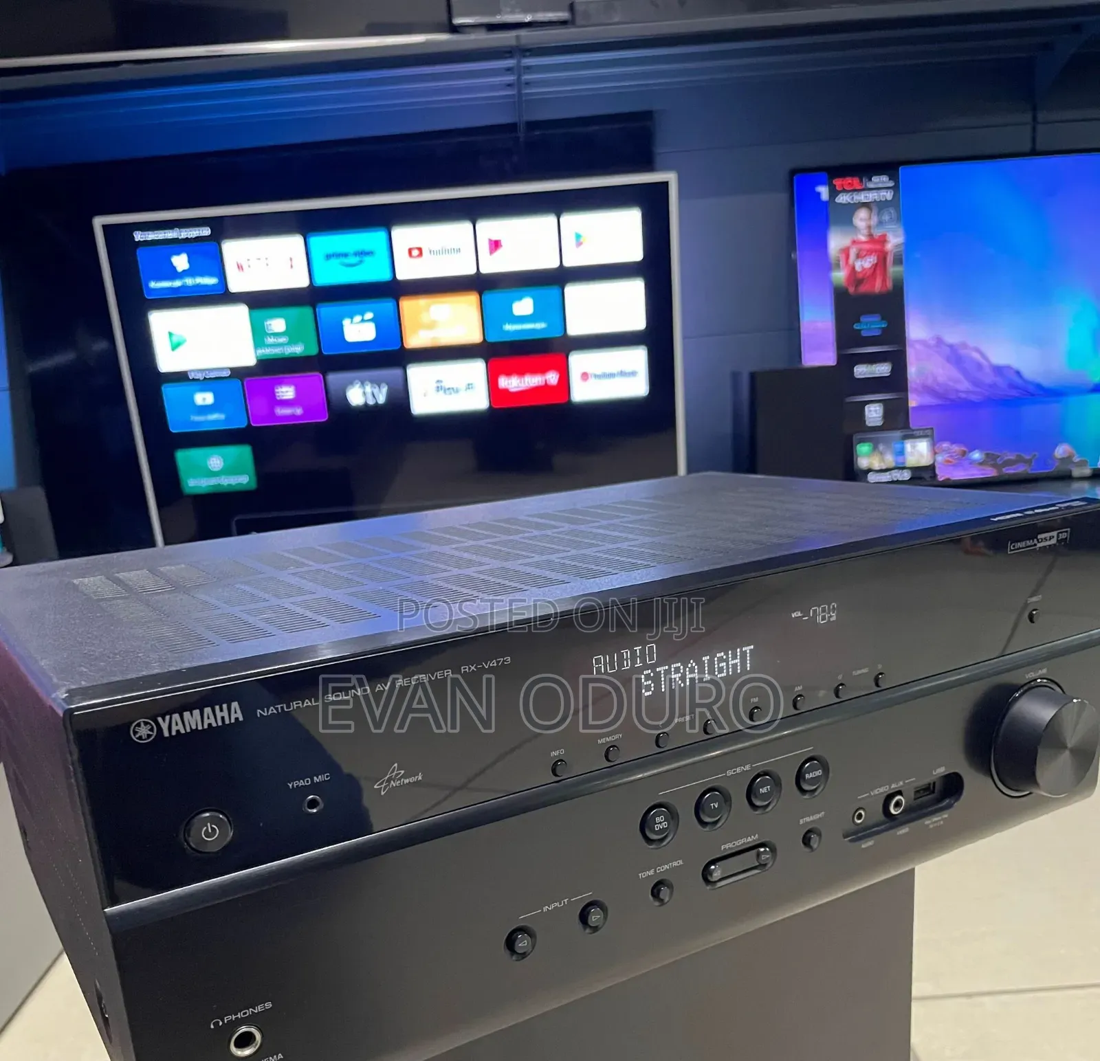 Powerful Yamaha Av Receiver 3d Sound Bluetooth/Radio/Usb/Optical/Hdmi