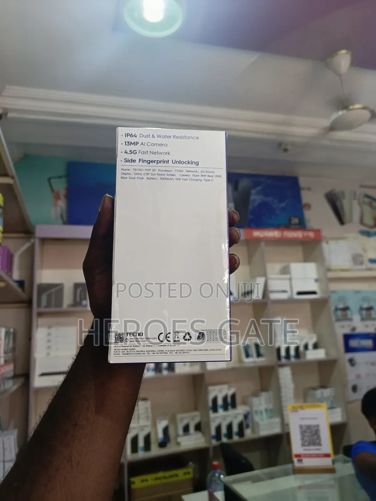 New Tecno Pop 20 64 GB Black
