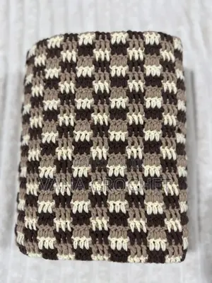 Handmade Crochet Blanket 120x100cm