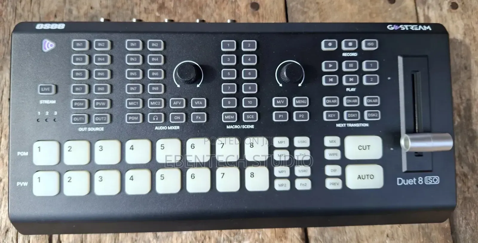 8 Channel Video Switcher Osee Gostream Duet 8 Iso