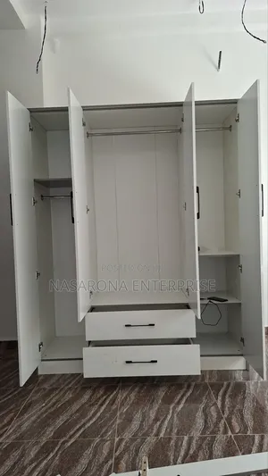 4 Door Glossy Wardrobe 160x55x200cm