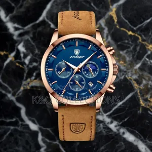 Poedagar Sports Luxury Men Quartz Watch Waterproof Chronograph