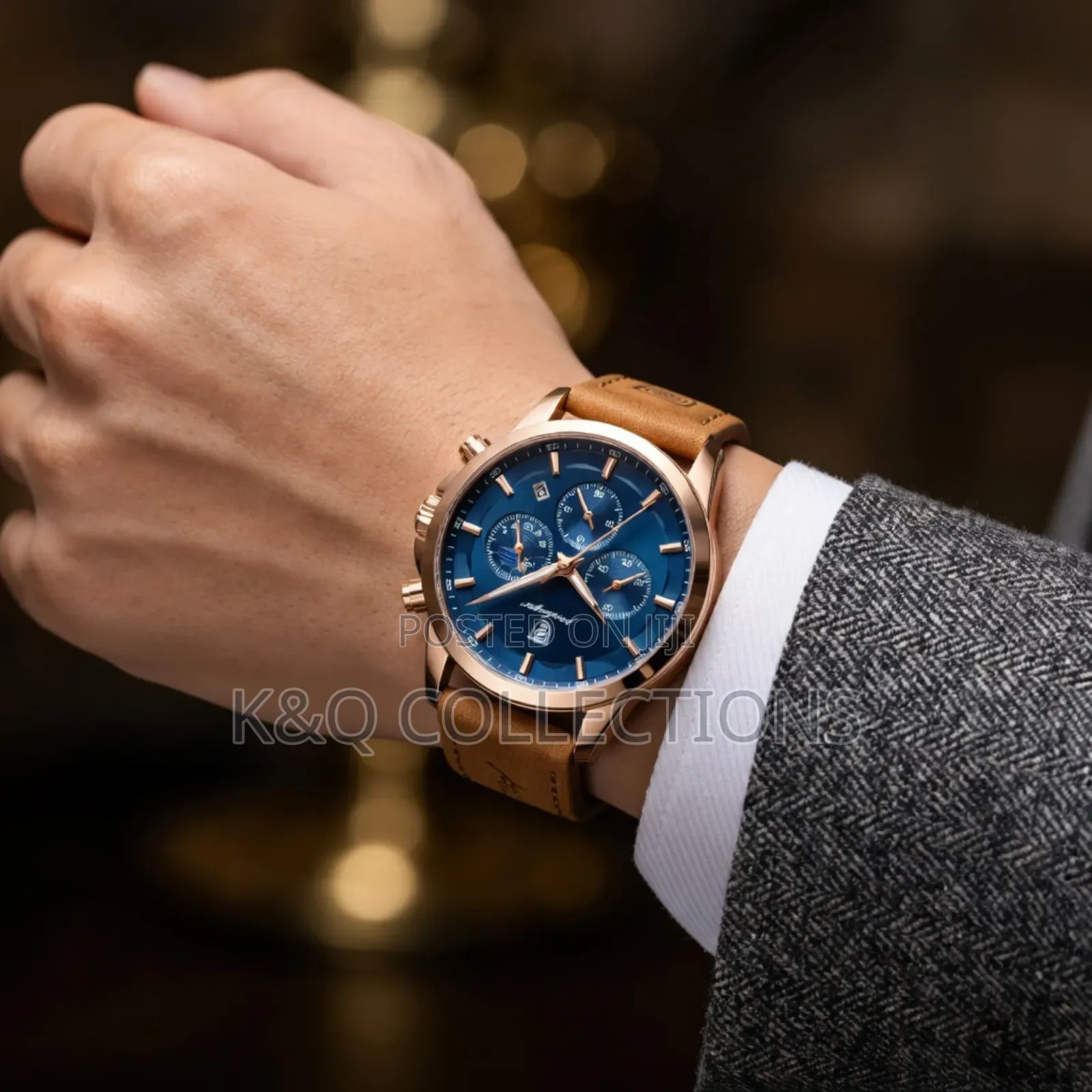 Poedagar Sports Luxury Men Quartz Watch Waterproof Chronograph