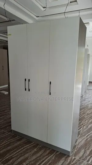 Glossy Double Wardrobe 120x55x200cm