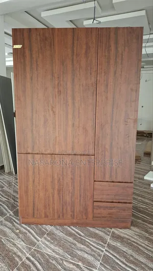 3 Door Wardrobe, 2 Drawers, 1 Cabinet Space 120x55x200cm