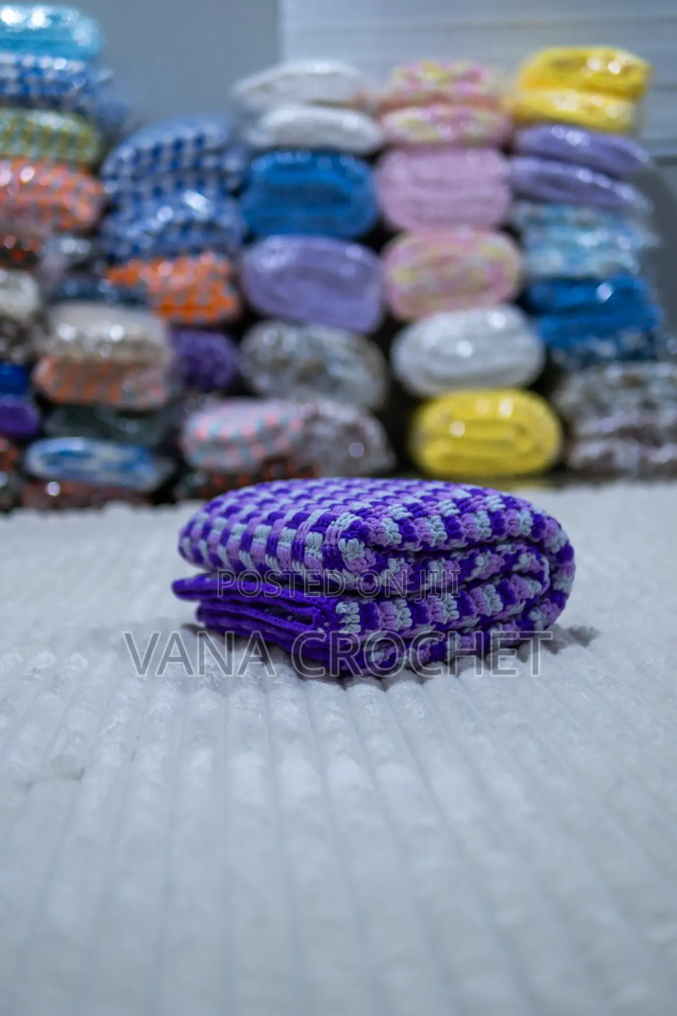 Blankets for Kids - Handmade Crochet 120x100cm