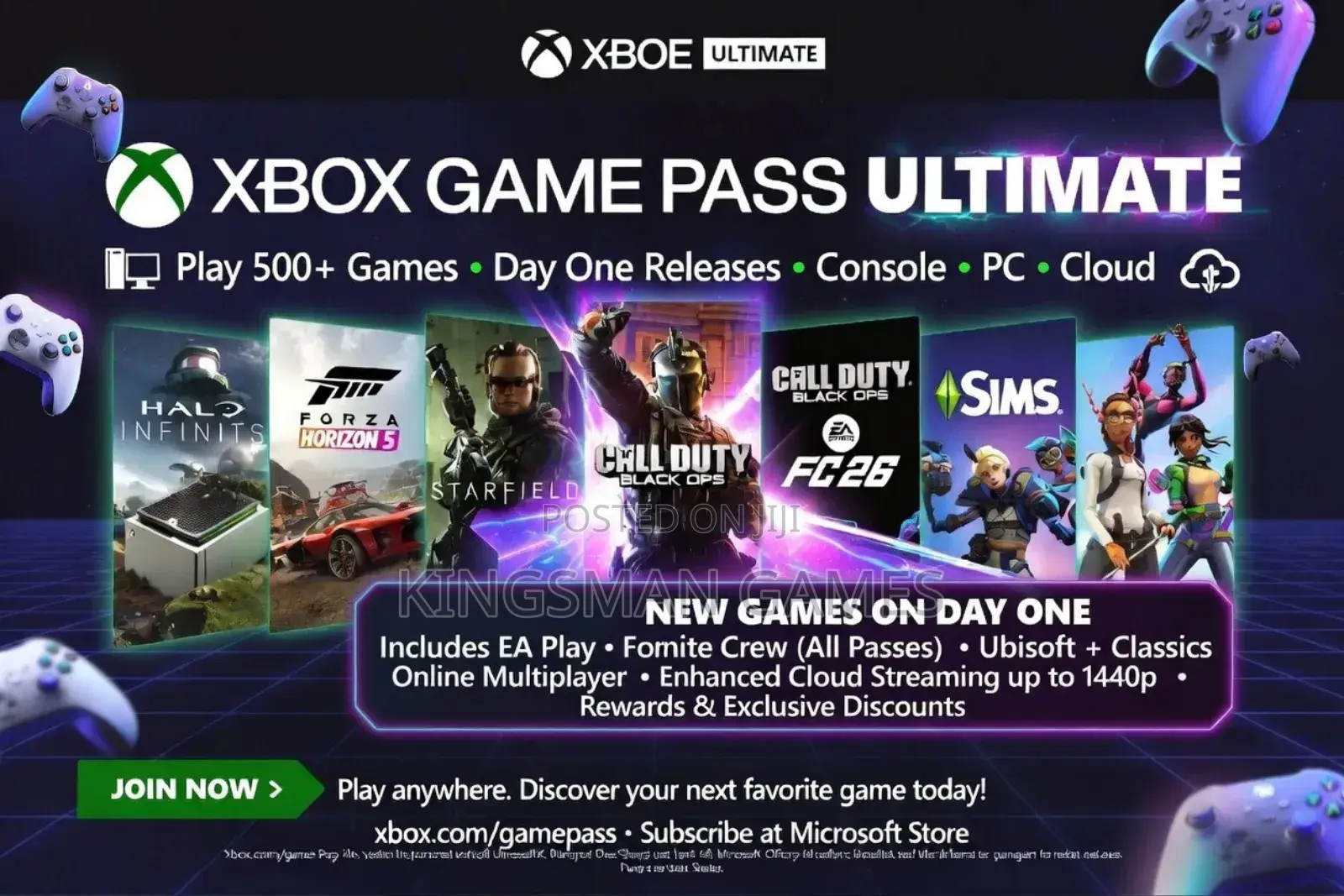 Xbox Gamepass Ultimate Subscription