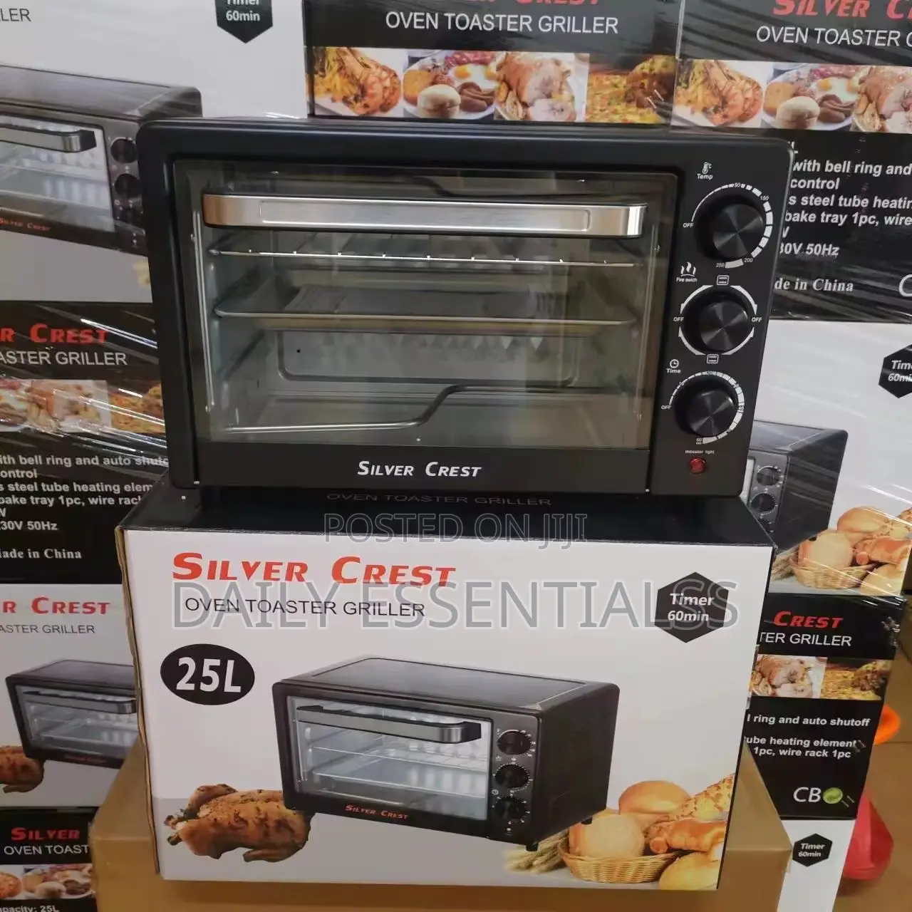 Silver Crest 25l Oven – Bake, Grill Toast With Timer