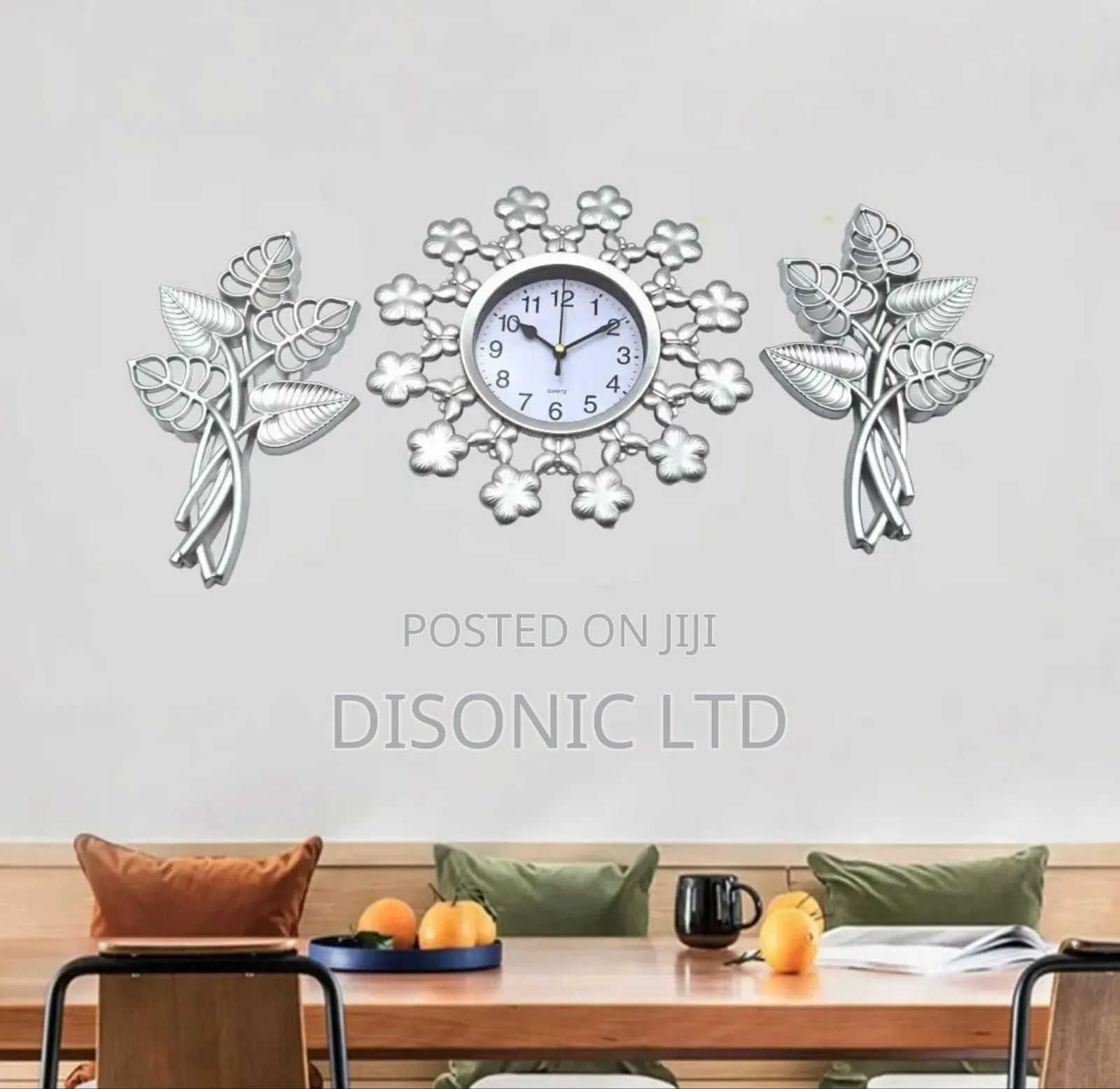 3 Pieces Wall Clock