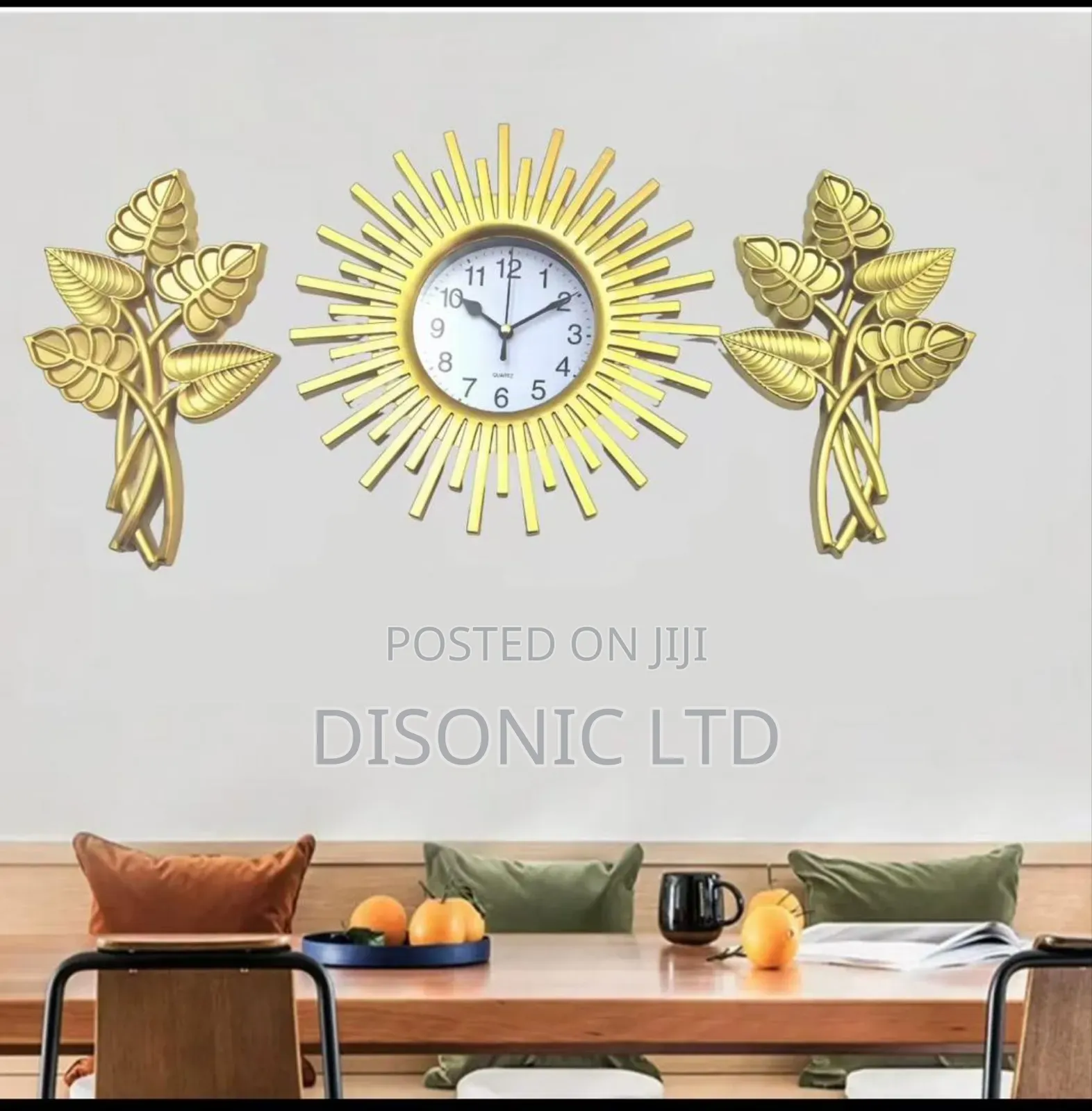 3 Pieces Wall Clock