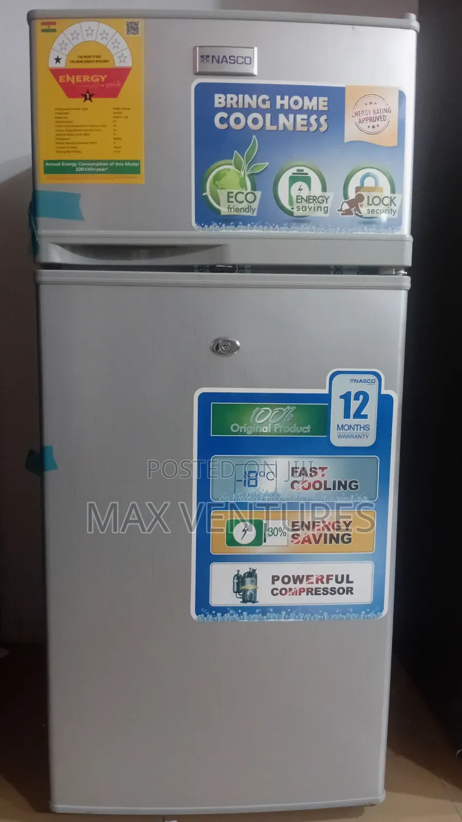 Nasco 95l Fridge Correct Fridge for Single Room
