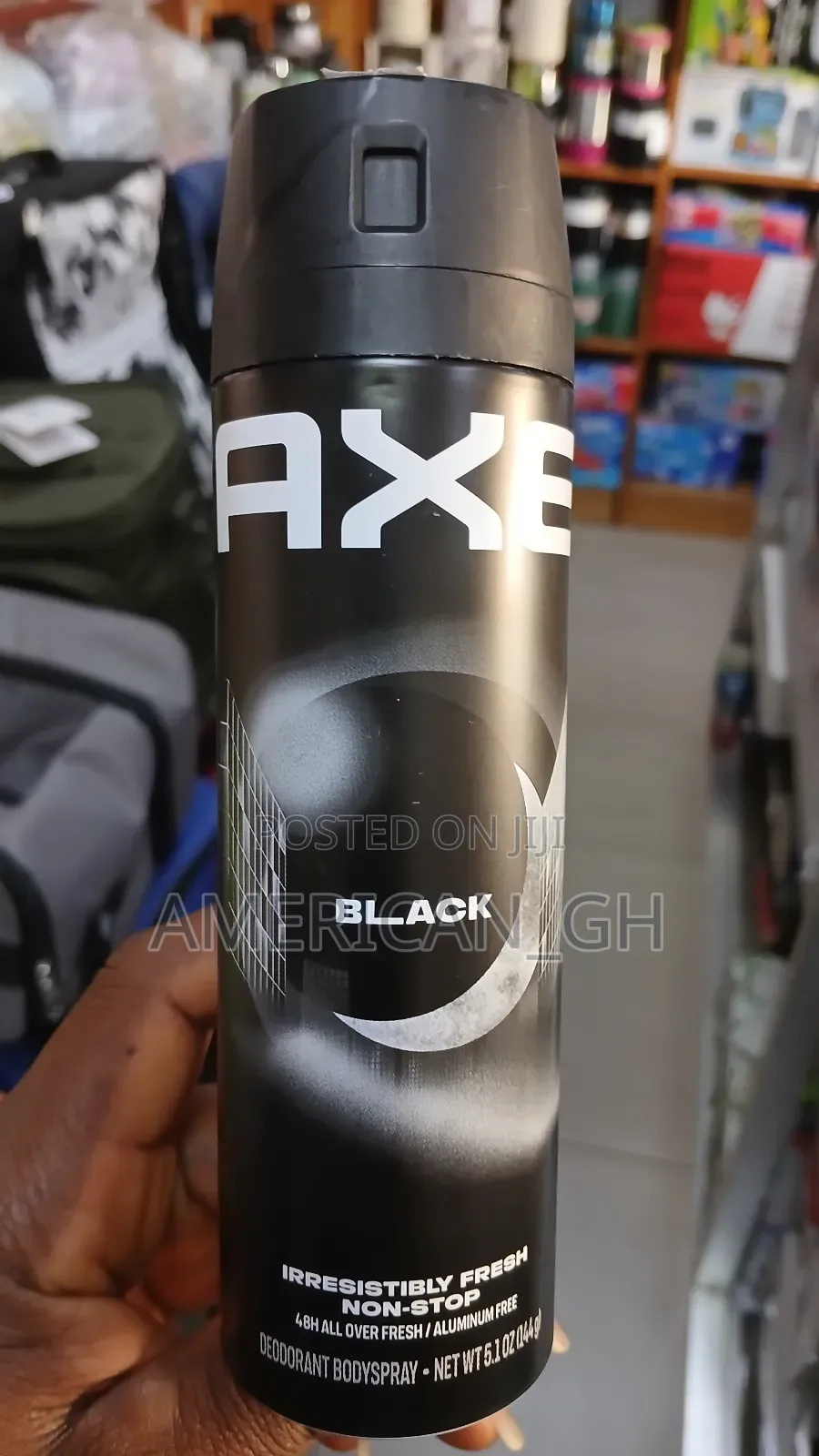 Axe Black Deodorant Body Spray, 144g