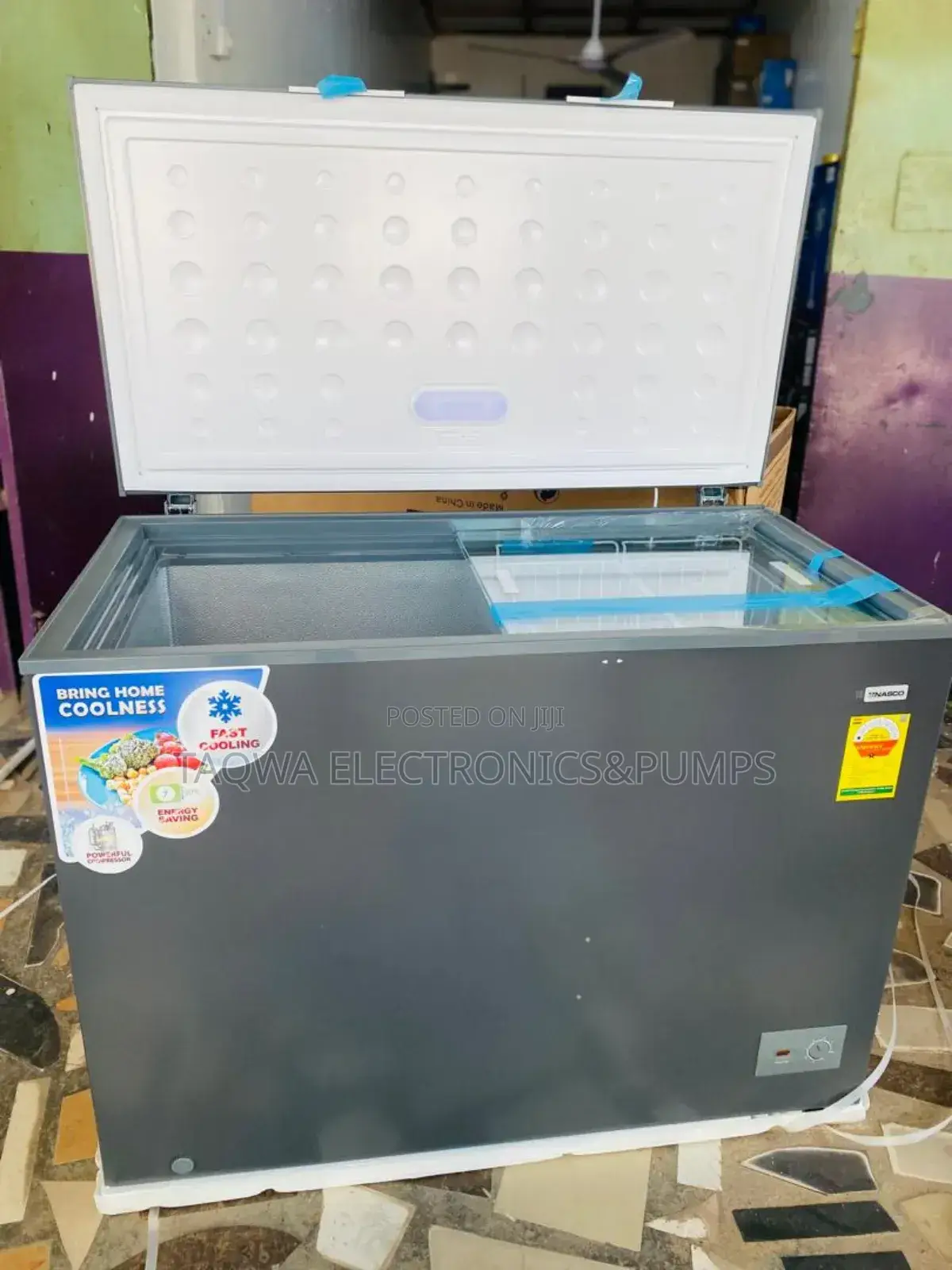 Low Noise Nasco 290 Litres Chest Freezer