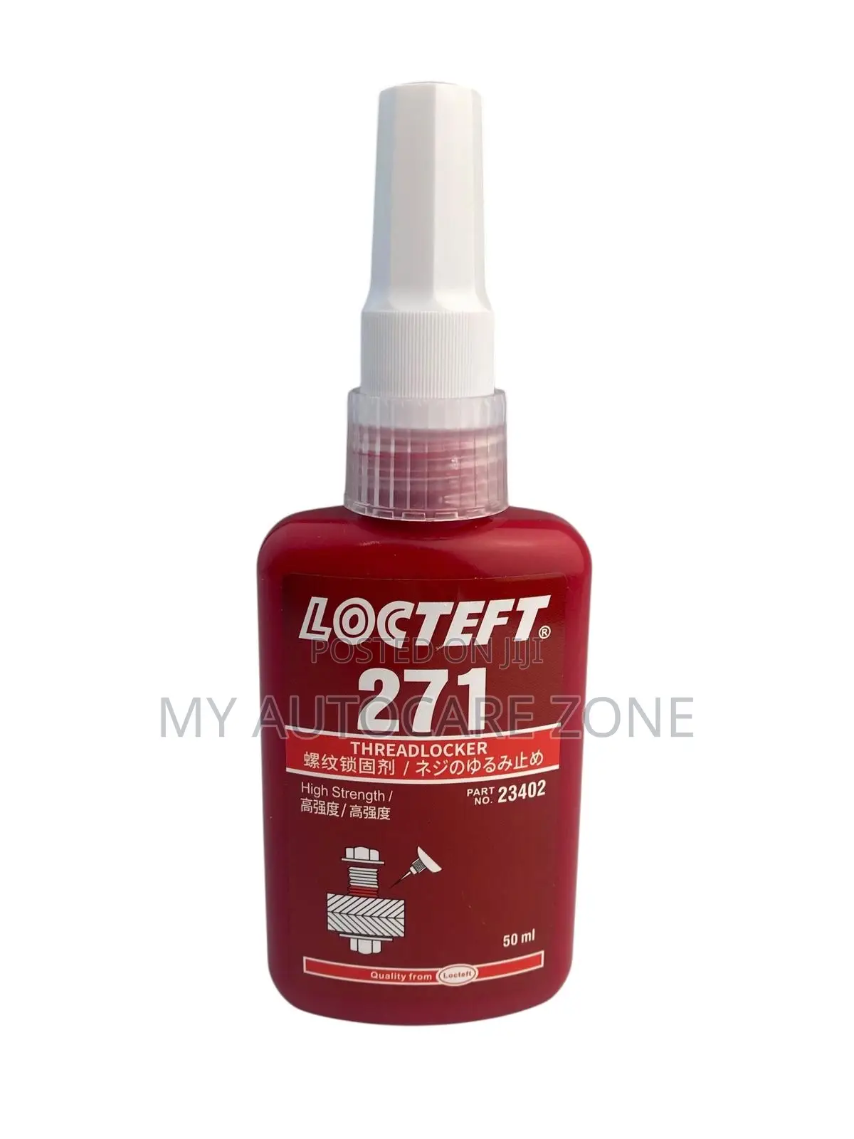 271 Red Threadlocker High Strength 50g