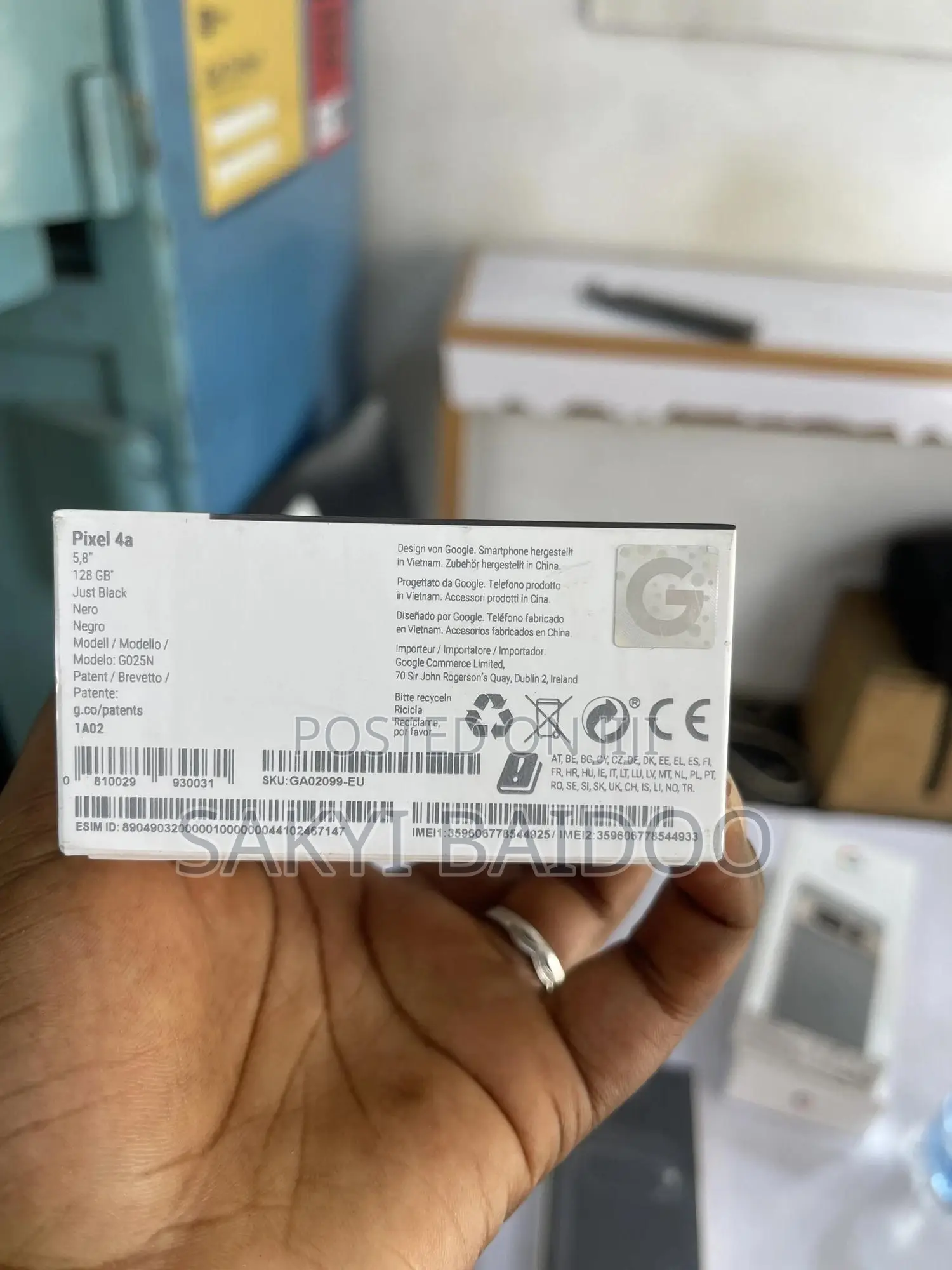New Google Pixel 4a 128 GB Black