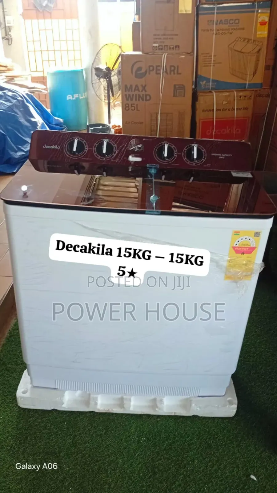 Decakila 15kg Twin Tub Washing Machine – 15kg 5 Star Saving Stress