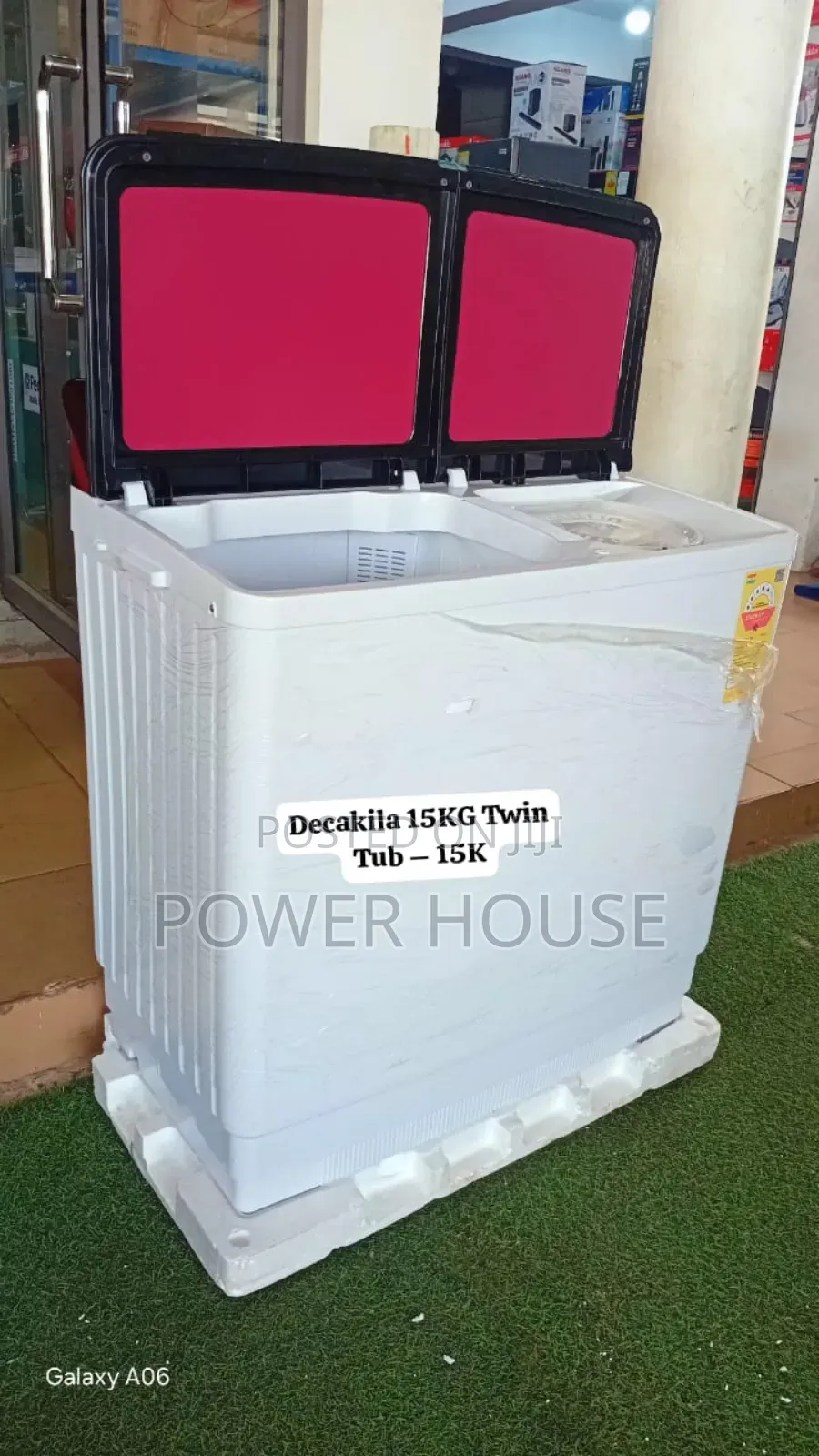 Decakila 15kg Twin Tub Washing Machine – 15kg Power Wash 5 Star