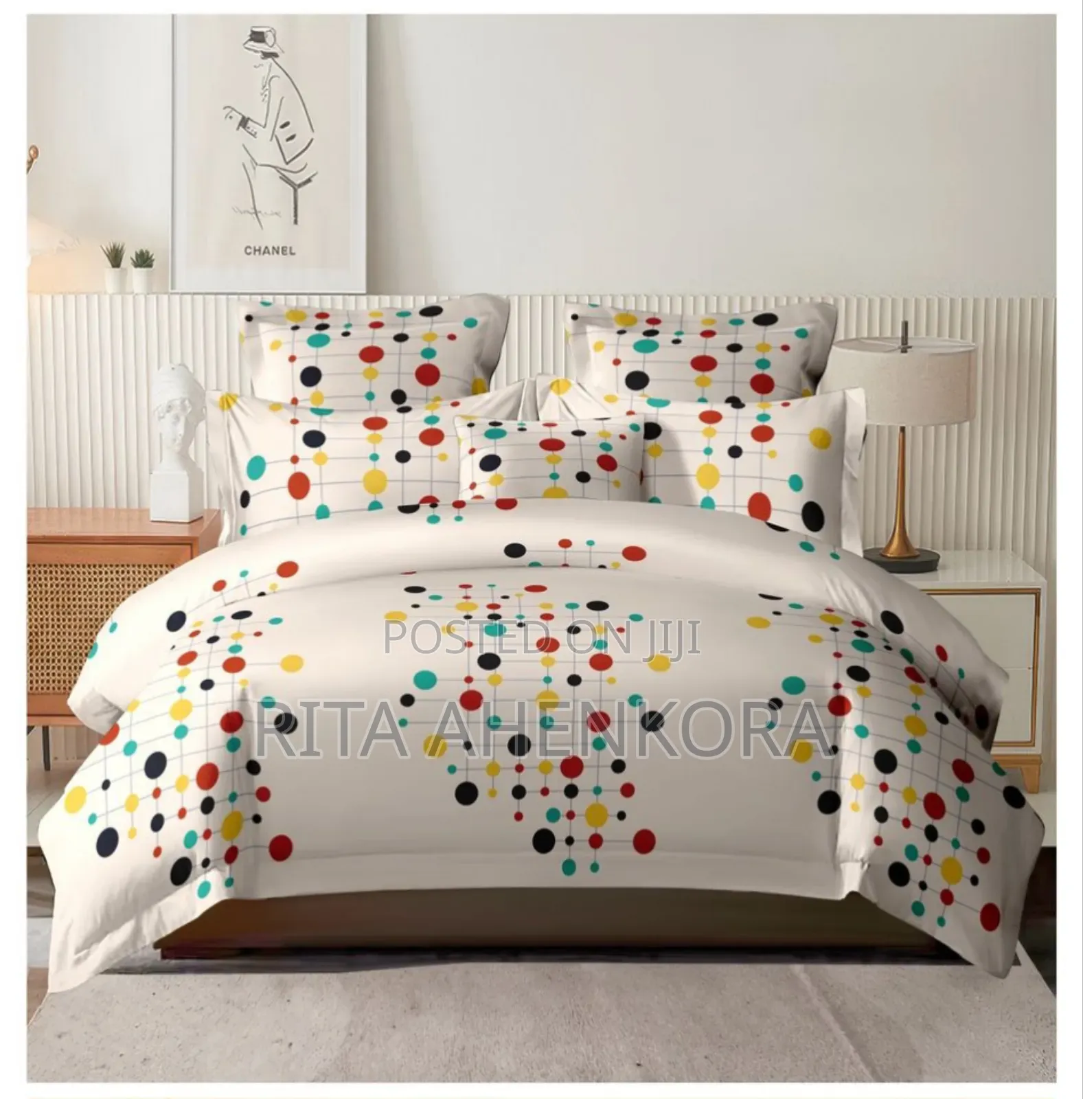 King-Size Bedsheets With Matching Pillowcases