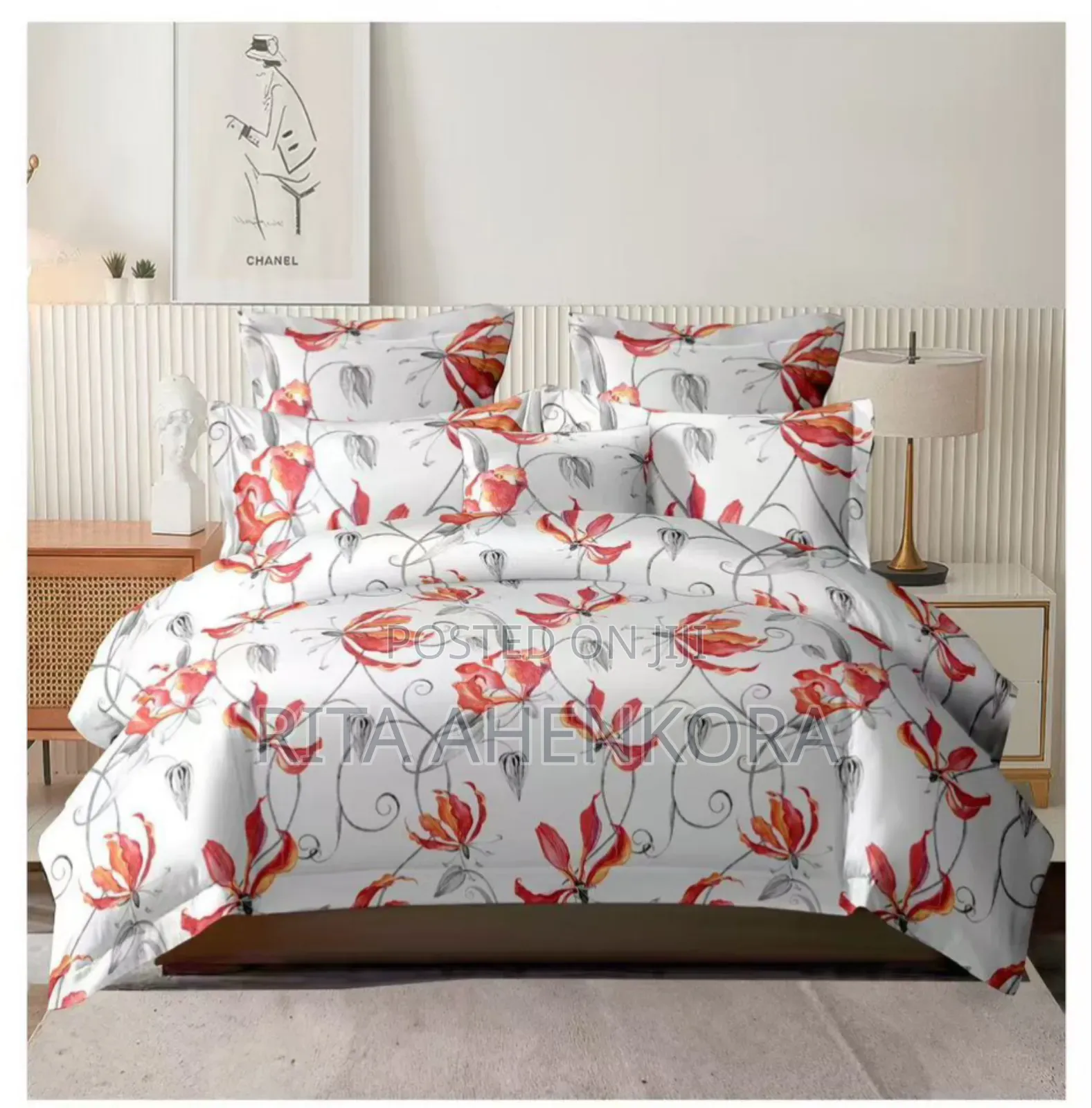 King-Size Bedsheets With Matching Pillowcases