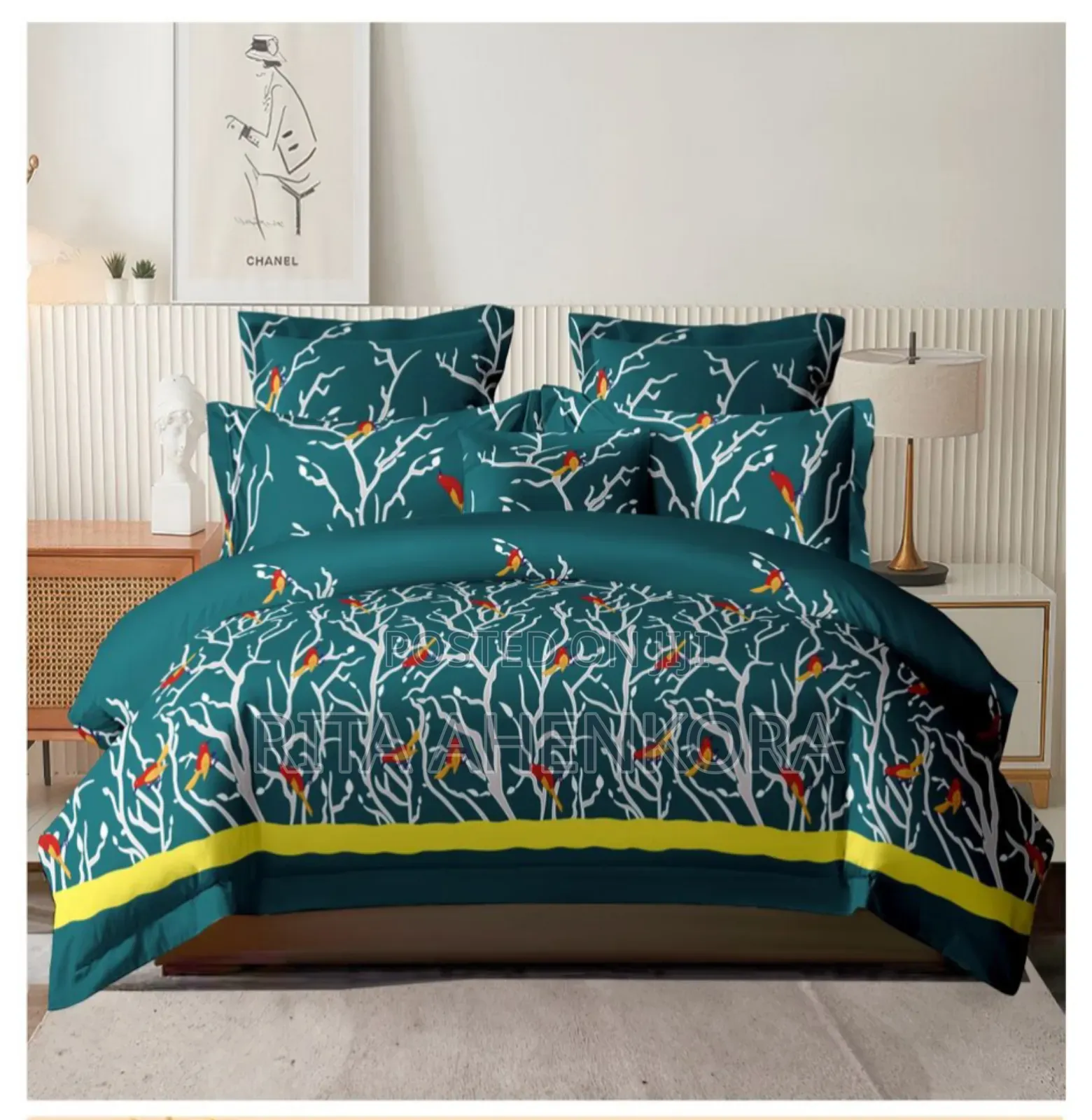 King-Size Bedsheets With Matching Pillowcases