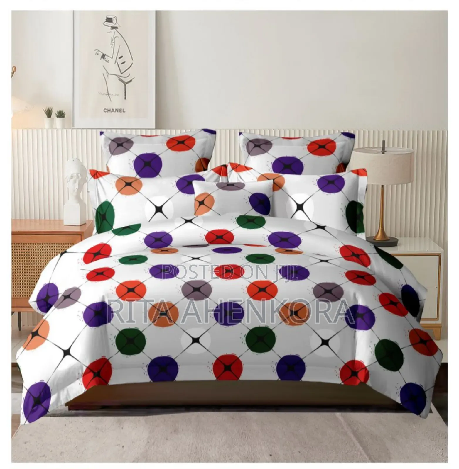 King-Size Bedsheets With Matching Pillowcases