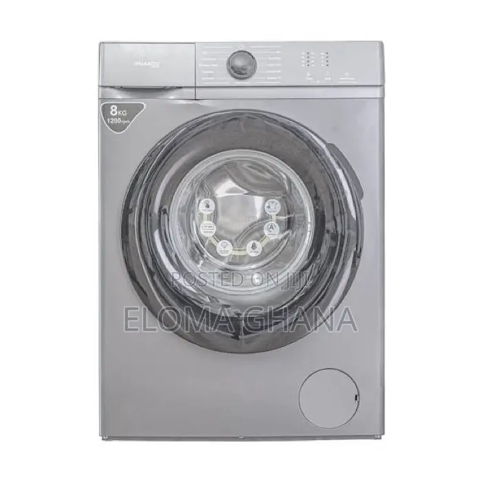Fine 8kg Front Load Washing Machine-Nasfl-J8kg-S Nasco