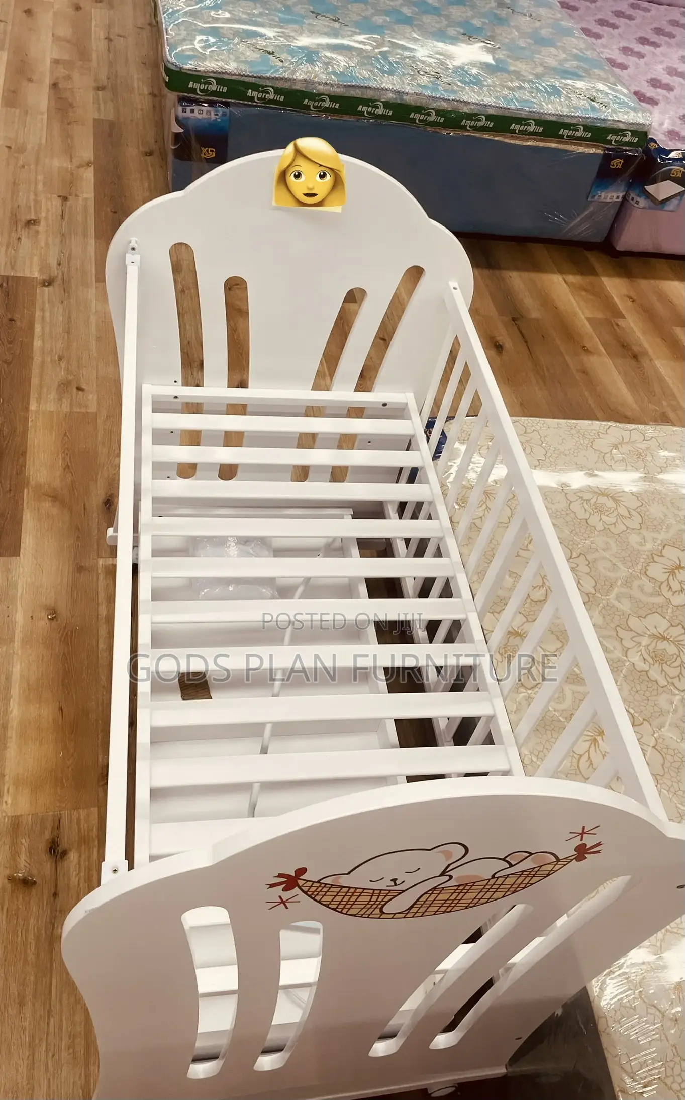 Wooden Baby Cot