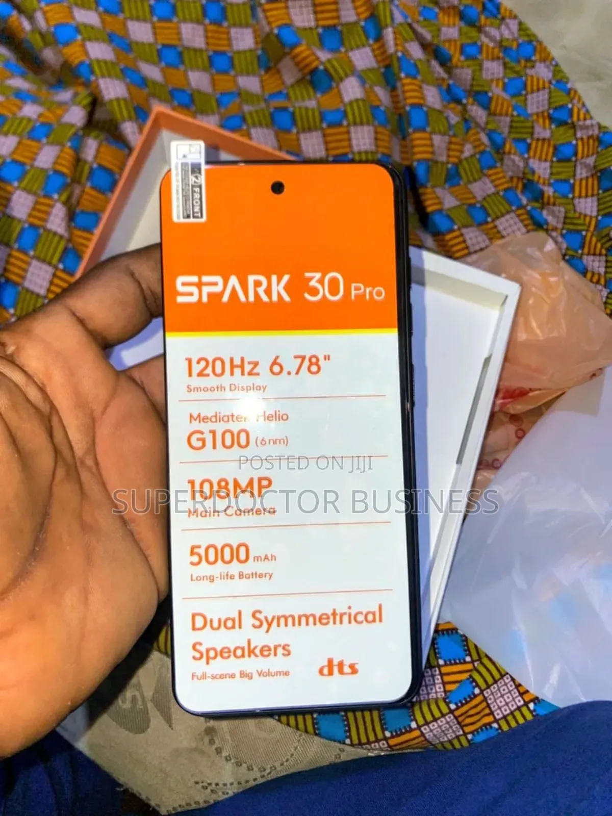 New Tecno Spark 30 Pro 256 GB Black
