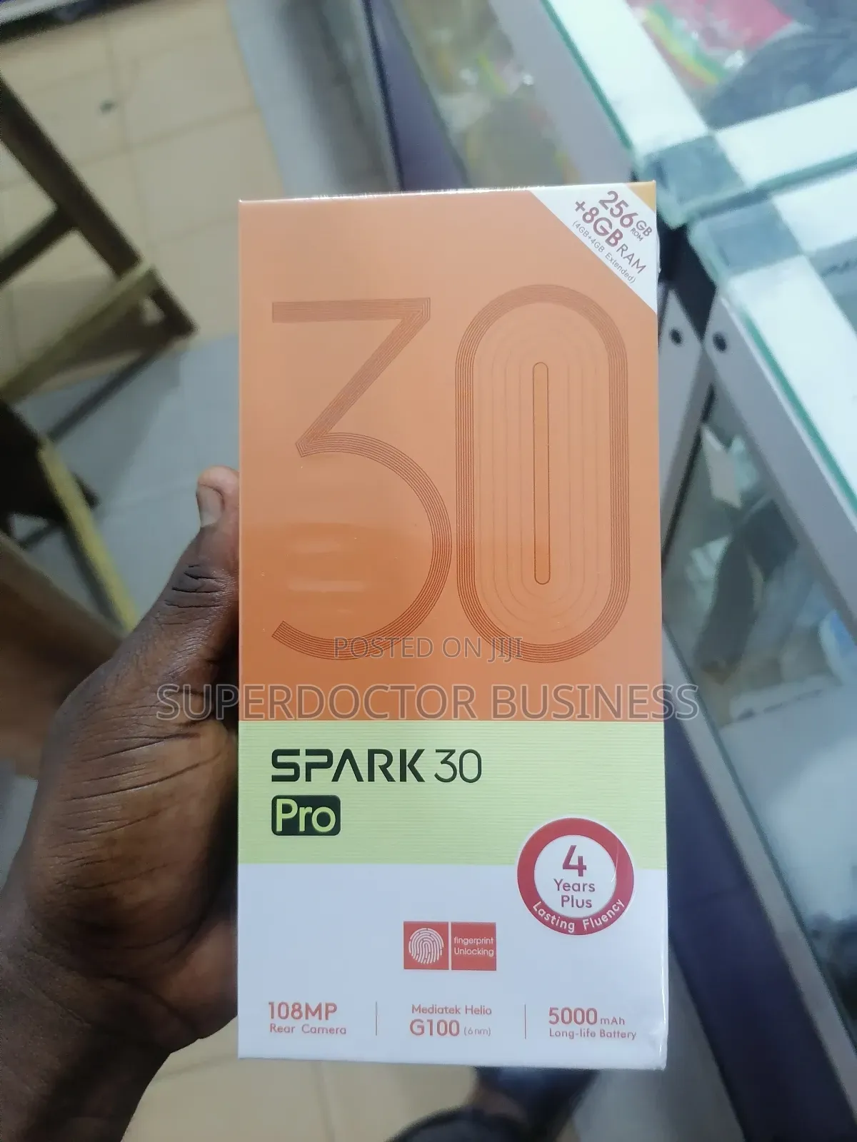 New Tecno Spark 30 Pro 256 GB Black