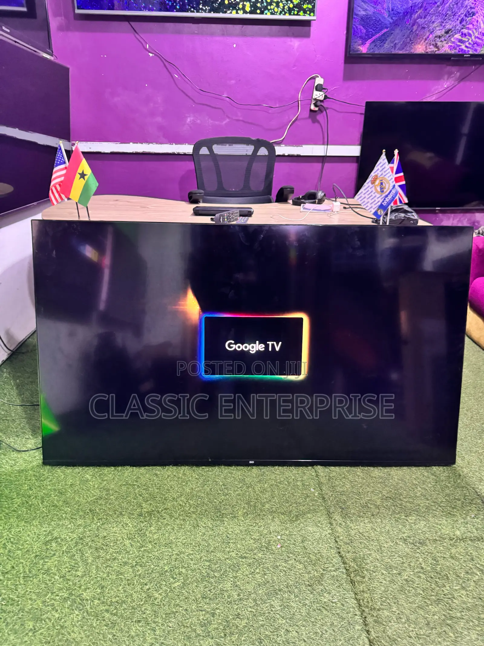 Eko 2024 Qled 65 Inches Google With HDR 10 Super Power Tv