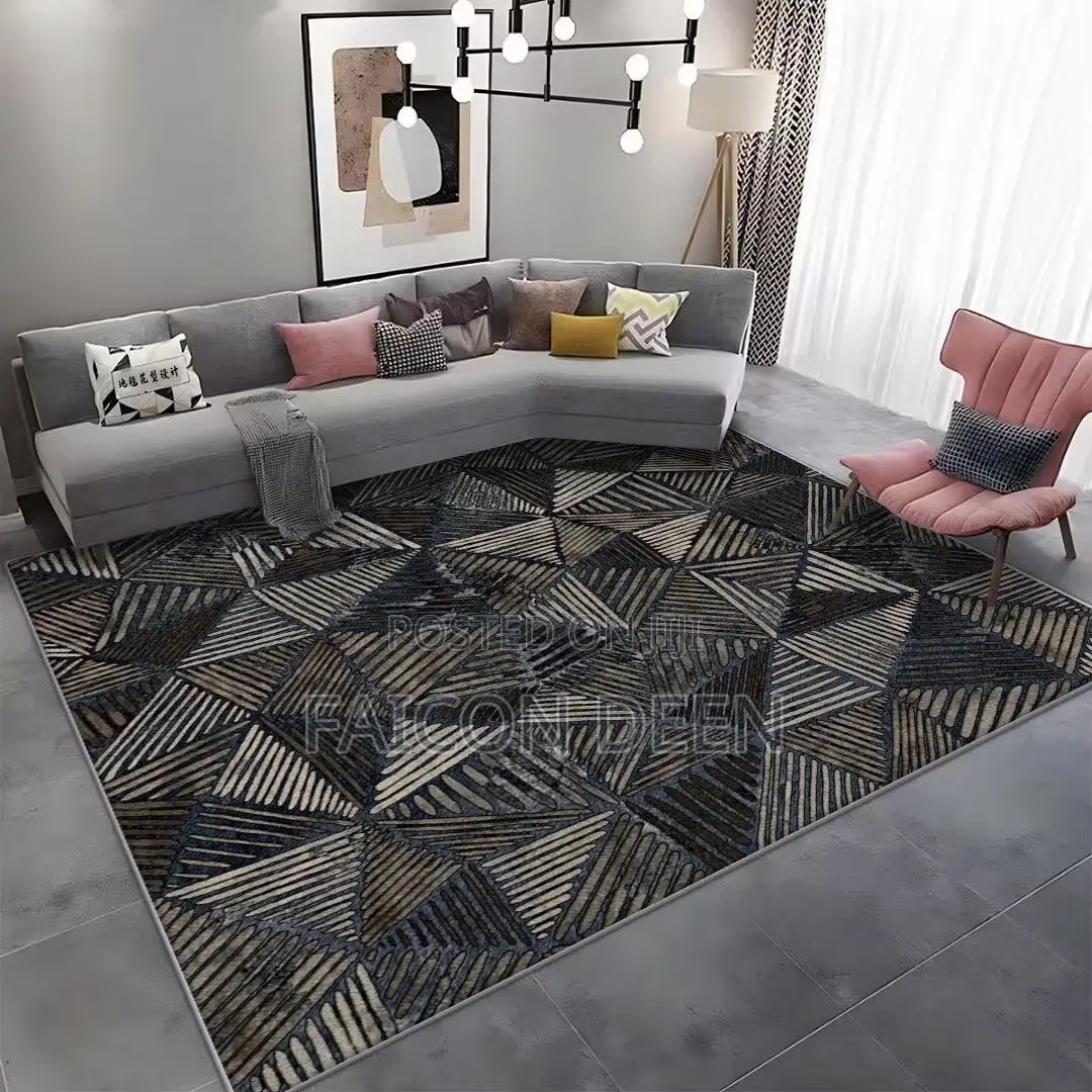 Comfort for Modern Homes :Classy Modern Hairy Carpet Big Size 200x300c