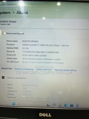Laptop Dell Inspiron 5565 16GB Intel Core i7 SSD 256GB