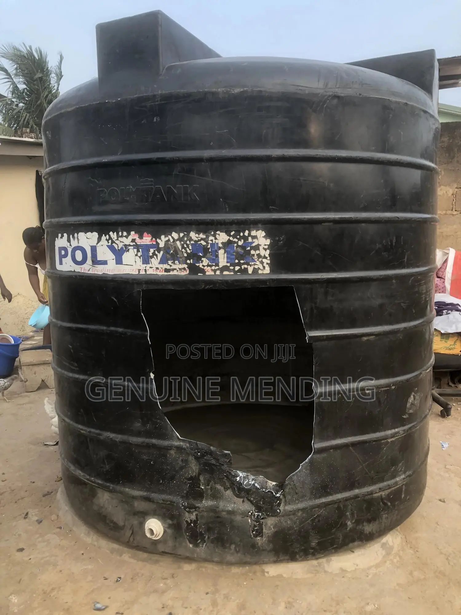 Rambo 500 LTRS Burnt Tank Repaired