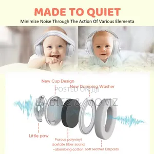 2-in-1 Baby Earmuffs – Noise Protection Headphones For Infants