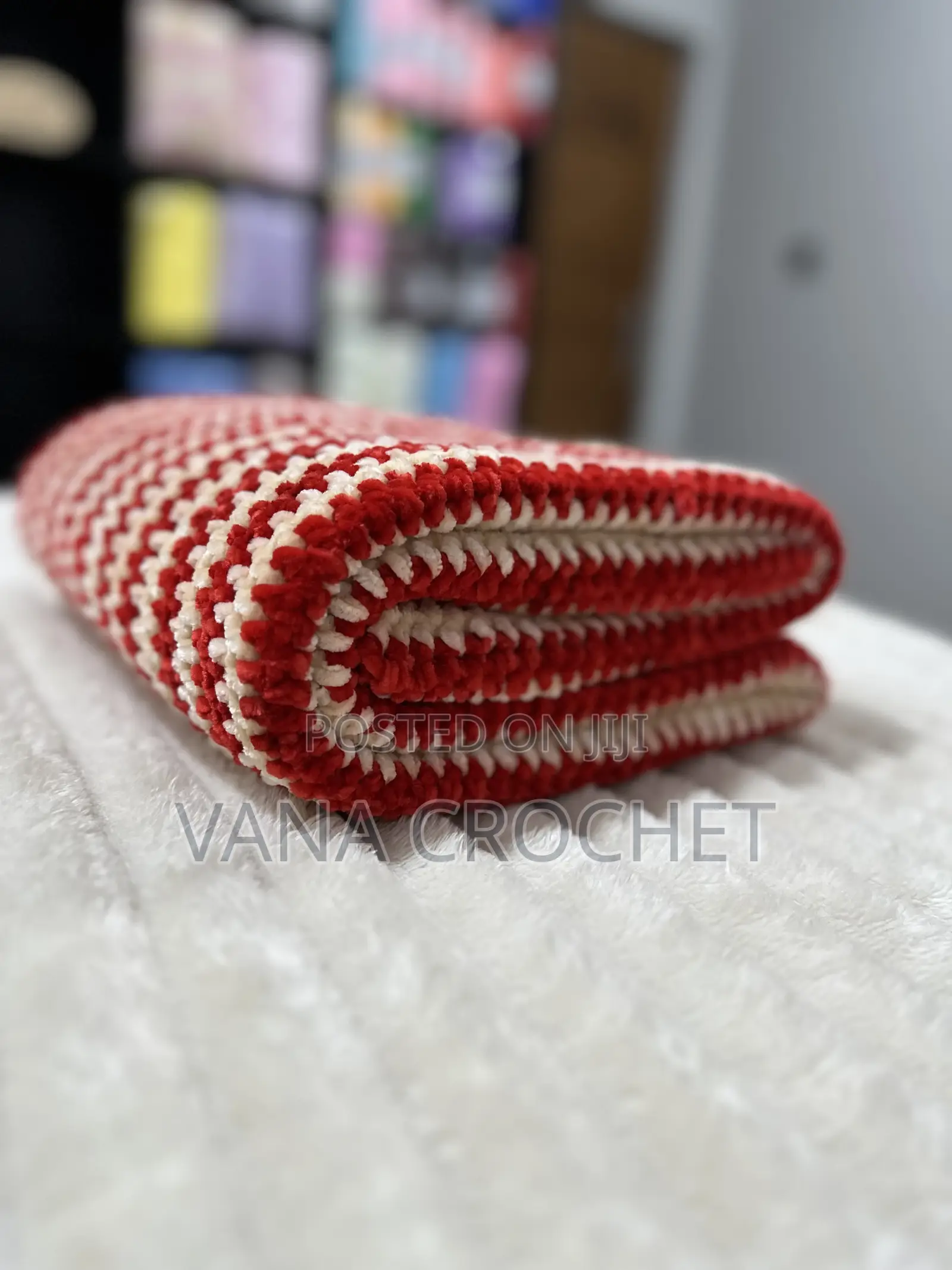 (Red Gold) Velvet Blanket for Kids 120x100cm