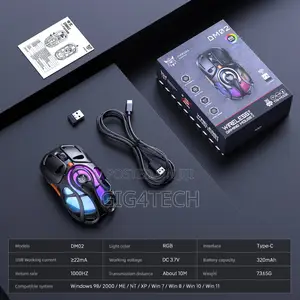 Onikuma Dm02 Wireless RGB Gaming Mouse