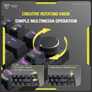 Onikuma G52 RGB Gaming Keyboard