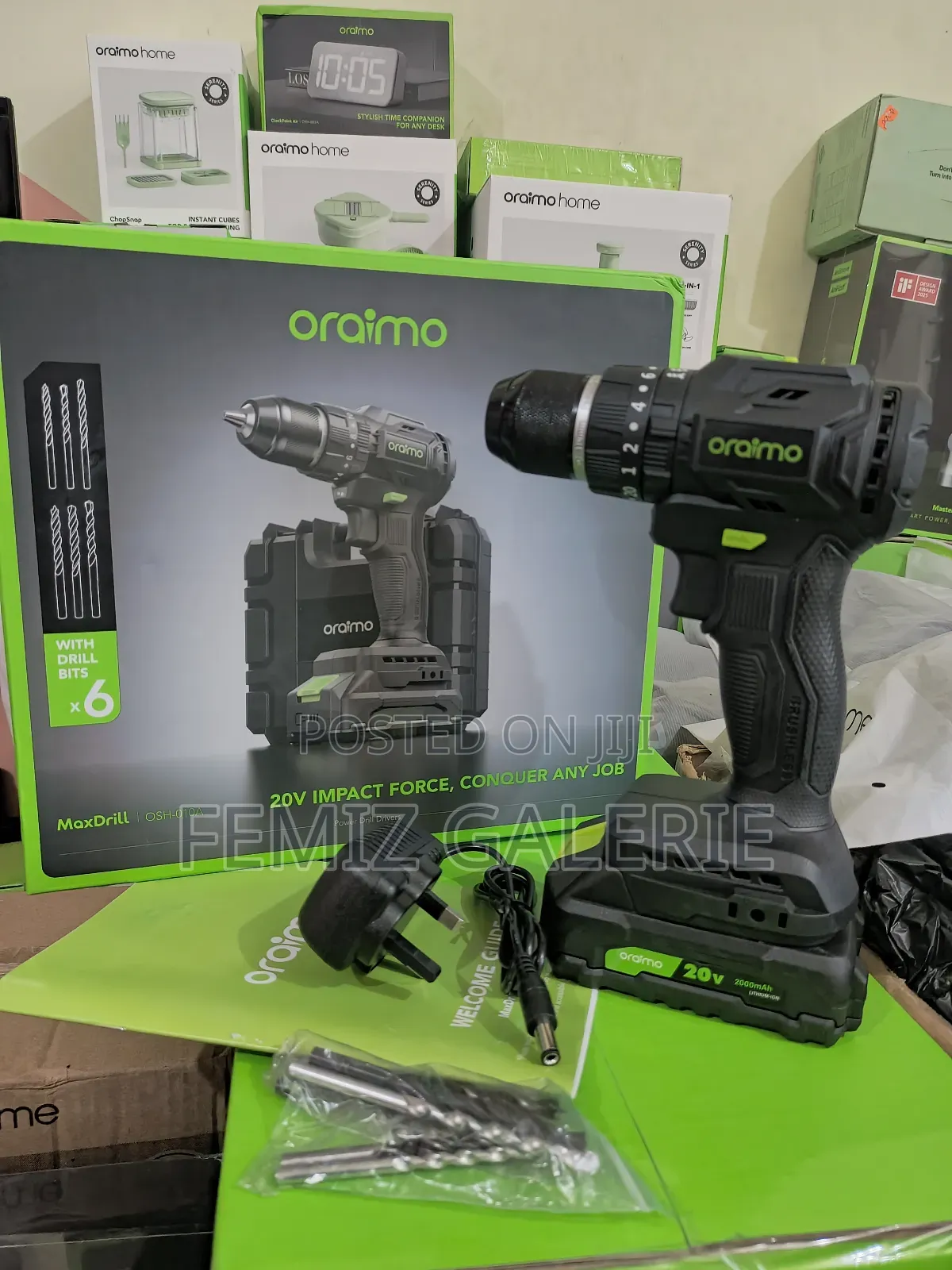 Oraimo Maxdrill 20v Cordless Versatile Power Drill Driver