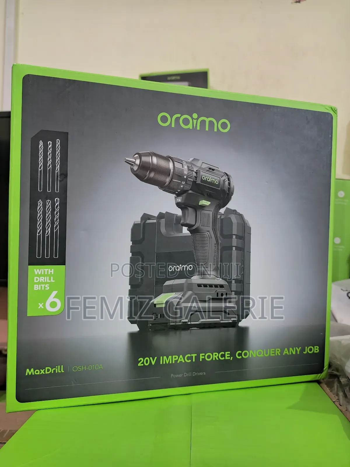 Oraimo Maxdrill 20v Cordless Versatile Power Drill Driver