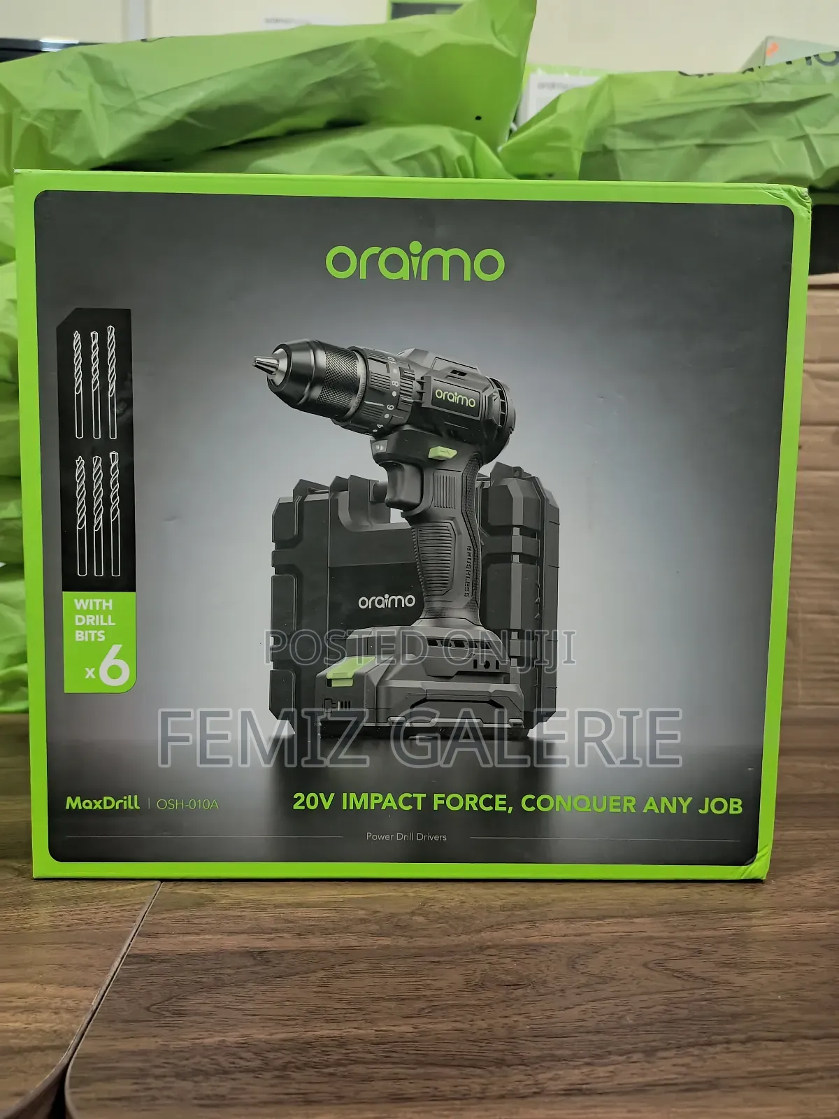 Oraimo Maxdrill 20v Cordless Versatile Power Drill Driver