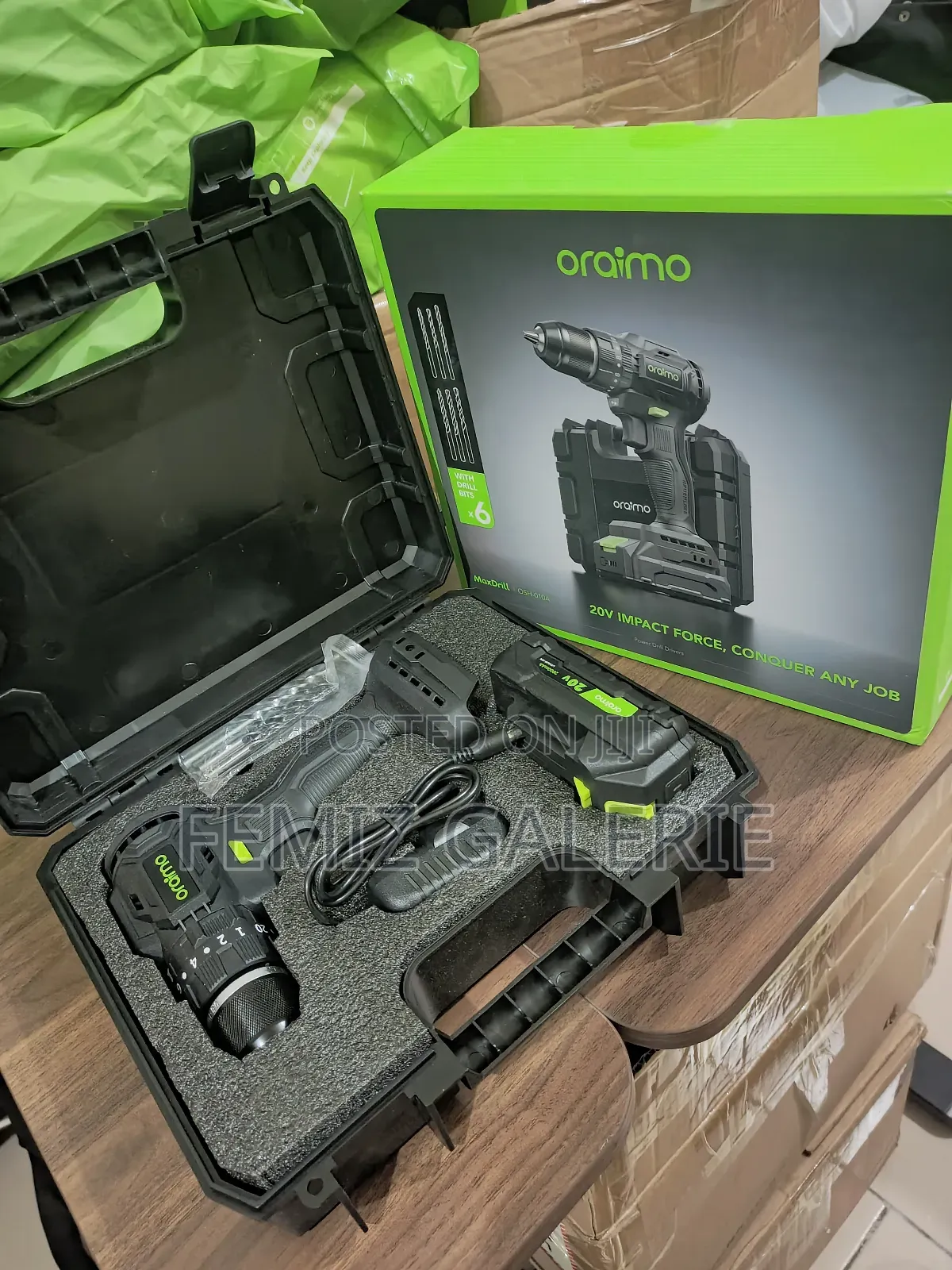 Oraimo Maxdrill 20v Cordless Versatile Power Drill Driver