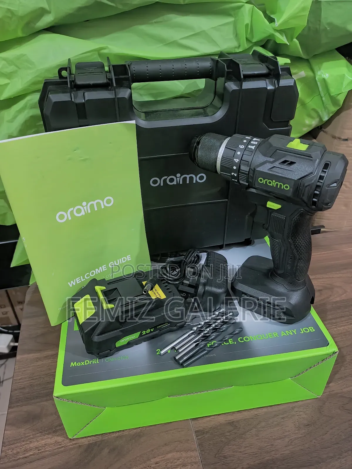 Oraimo Maxdrill 20v Cordless Versatile Power Drill Driver